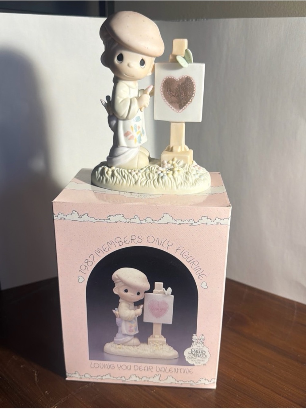 Precious Moments “ loving you, dear Valentine”